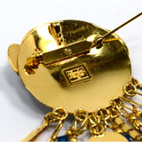 Excellent! LUNCH AT THE RITZ "LET'S MAKE-UP" PIN 'Carte Du Jour' PENDANT Brooch
