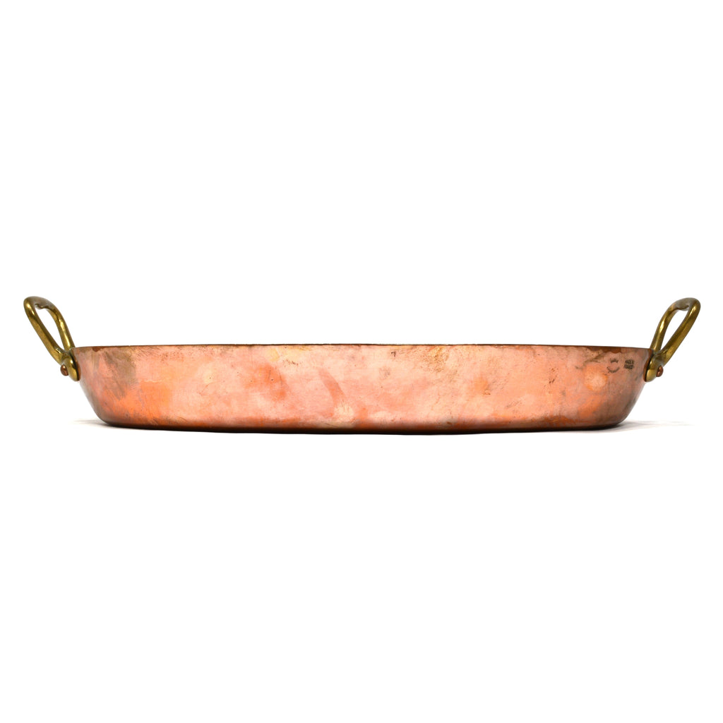 Vintage HAMMERED COPPER AU-GRATIN/FISH PAN by 