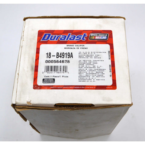 New (Open Box) DURALAST BRAKE CALIPER No. 18-B4919A *QTY: 1* Complete NEVER USED