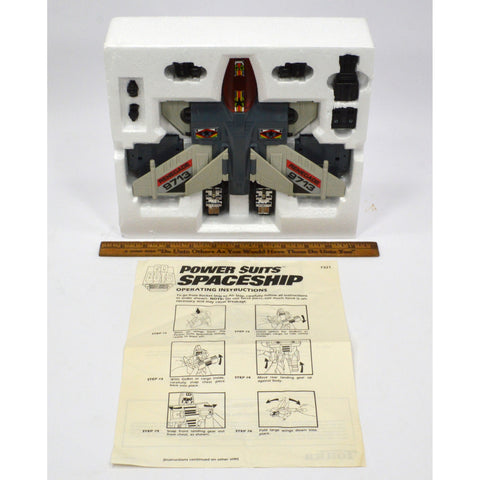 Vintage TONKA GOBOTS "POWER SUITS SPACESHIP - RENEGADE" No. 7321 in BOX + Manual