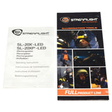 New! STREAMLIGHT No. SL-20XP-25183 FLASHLIGHT Yellow LED/HALOGEN Rechargeable!