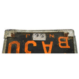 Vintage 1956 NEW JERSEY LICENSE PLATE Pair of NJ Plates MORRISTOWN DEALER FRAME!