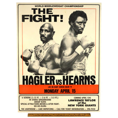  Hagler VS Hearns Boxing Poser: Posters & Prints