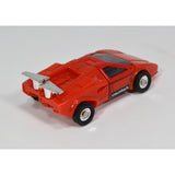 Vintage TONKA GOBOTS "SPOILER" #20 Red Enemy SPORTS CAR w/ ORIGINAL CARD-BACK!