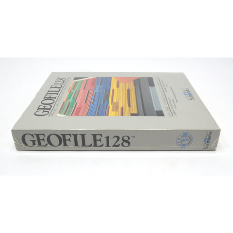 Brand New! COMMODORE C-128 "GEOFILE 128" PC SOFTWARE Geo-File *FOR GEOS* Sealed!