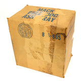 Vintage MACK TRUCKS BULLDOG ASHTRAY Chrome 2 CIGAR RESTS Never Used ORIGINAL BOX