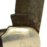Vintage CASE XX #6265SAB HUNTER KNIFE w/ LANYARD HOLE Jigged Laminate 1964 RARE!
