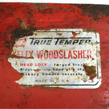 Vintage TRUE TEMPER "KELLY WOODSLASHER" AXE Jersey Pattern ORIG. HICKORY HANDLE!