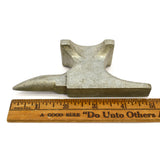 Vintage MINIATURE ANVIL 4.6 oz 5" CAST ALUMINUM Jeweler/Watchmaker PAPERWEIGHT +