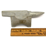 Vintage MINIATURE ANVIL 4.6 oz 5" CAST ALUMINUM Jeweler/Watchmaker PAPERWEIGHT +