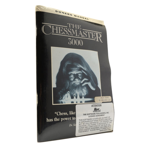 Factory Sealed! "THE CHESSMASTER 3000" with "OWNERS MANUAL" New!! COMPUTER GAME