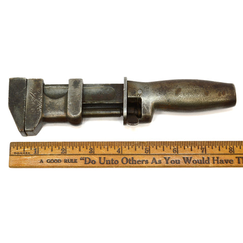 Antique QUICK ADJUST NUT WRENCH by J.H. SHEPARD & CO. Denver THUMB TOGGLE c.1896