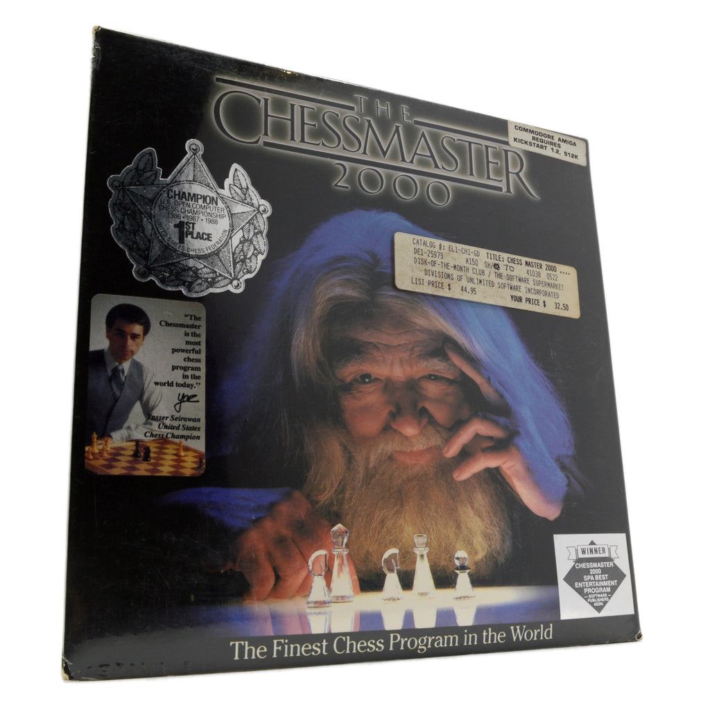 Brand New! AMIGA GAME THE CHESSMASTER 2000 Disk of Month Club