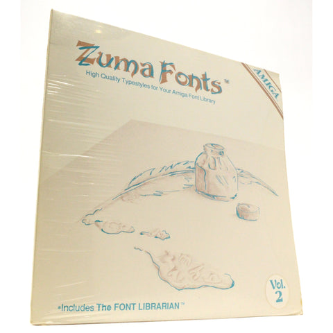Brand New! AMIGA "ZUMA FONTS - VOL. 2" Sealed! COMPUTER FONT LIBRARY SOFTWARE