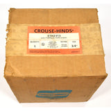 New CROUSE-HINDS "HIGH POWER AC HORN SIGNAL" #ETH2313 Opened Box 120V Size: 3/4"