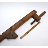 Antique LG WOODEN FURNITURE MAKING CLAMP 11"-25" Range PRIMITIVE CARPENTERS TOOL