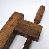 Antique LG WOODEN FURNITURE MAKING CLAMP 11"-25" Range PRIMITIVE CARPENTERS TOOL