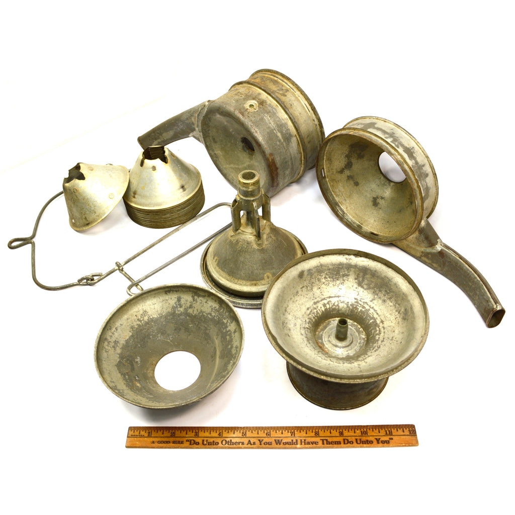 Vintage CREAM SEPARATOR PARTS Lot of 27 Steel Pieces DE LAVAL JUNIOR N