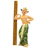 Vintage CERAMIC ARTS STUDIO FIGURINE 9.75" Indonesian Dancer DANCING ISLAND MAN