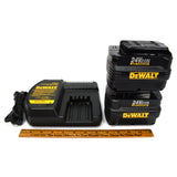 Briefly Used DeWALT DW0245 CHARGER w/ Tune-Up Mode + (2) 24v NiCd BATTERY PACKS!