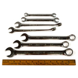Excellent MIXED-TYPE WRENCH LOT of 7 MATCO SAE Combination FLARE NUT & Ergonomic