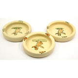 Antique WELLER POTTERY "ZONA" DUCK Lot of 4 BOWLS & CUP Child/Baby Dishes c.1920