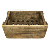 Antique SODA CRATE Rare "ORANGE SURPRISE SYRUP & BOTTLING CO" Box MORRISTOWN, NJ
