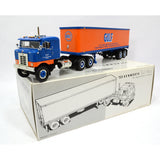 Excellent FIRST GEAR "1953 KENWORTH 'BULL-NOSE' COE TRACTOR" 1:34 Diecast 'GULF'