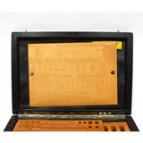 Vintage HELIOS *Partial* PRECISION GAGE SET No. 11736 Germany in BLACK WOOD BOX