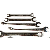 Excellent MIXED-TYPE WRENCH LOT of 7 MATCO SAE Combination FLARE NUT & Ergonomic
