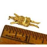 Antique FAIRYTALE 'COURT JESTER / FOOL' CHARM for Bracelet ARTICULATED Gold-Gilt