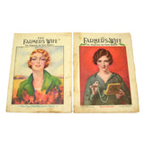 Antique "THE FARMER'S WIFE" MAGAZINES Lot of 14 BACK-ISSUES 8-Covers! 1929-1930