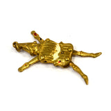 Antique FAIRYTALE 'COURT JESTER / FOOL' CHARM for Bracelet ARTICULATED Gold-Gilt
