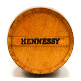 Vintage HENNESSY PROMO ADVERTISING St. Bernard MINI 10" OAK BARREL Wood KEG Cask