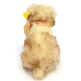 Vintage STEIFF "MOLLY" YOUNG DOG #3310,00 LT. TAN & WHITE 3" Sitting SWIVEL HEAD