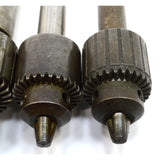 Vintage JACOBS CHUCK Lot of 5 DRILL CHUCKS + Keys 3-No. 7's, 1B & 31-02 2S Taper