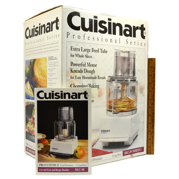 Brand New in Box CUISINART PRO CUSTOM 11 FOOD PROCESSOR 11-Cup Bowl DLC-8S White