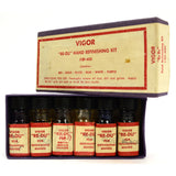 Vintage VIGOR "RE-DU" HAND REFINISHING KIT #RF-400 Bottles/Vials in ORIGINAL BOX