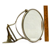 Vintage WALL-MOUNTED SHAVING / VANITY MIRROR Adjustable ROTATES, SPINS & TILTS!!