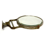 Vintage WALL-MOUNTED SHAVING / VANITY MIRROR Adjustable ROTATES, SPINS & TILTS!!