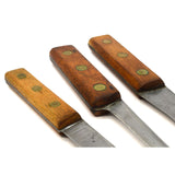 Vintage FOSTER BROS. KNIFE Lot of 3 KITCHEN CUTLERY Butcher Knives CARBON STEEL!