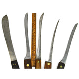 Vintage KITCHEN-CHEF-BUTCHER KNIFE Lot of 5 Knives + SHARPENING STONE! 1-Henkel