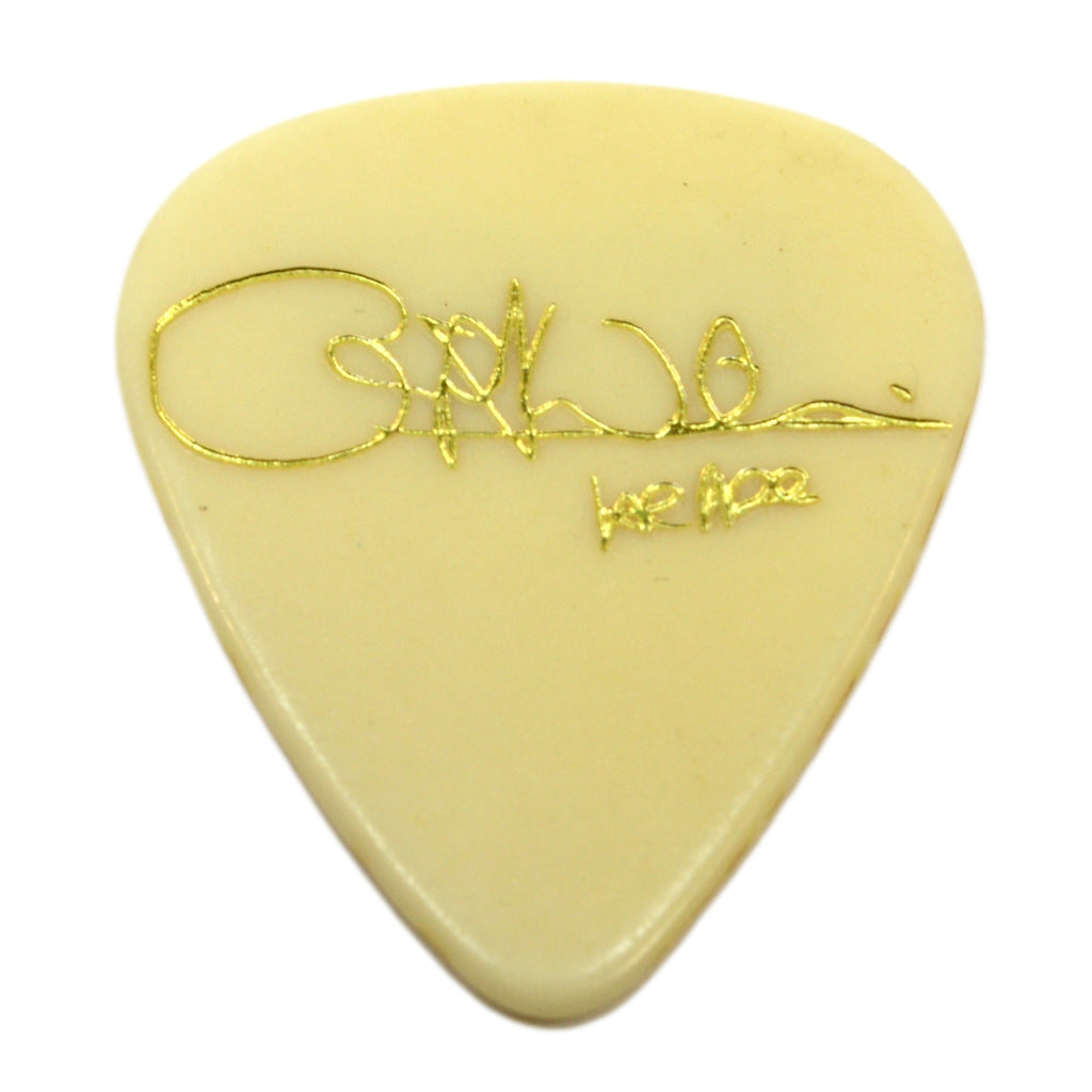 Original AC/DC TOUR GUITAR PICK Off-White & Gold CLIFF WILLIAMS Razor ...