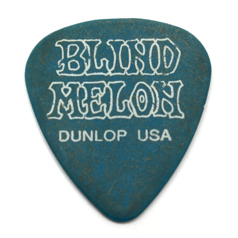 Original BLIND MELON TOUR GUITAR PICK White on Teal-Blue "CHRISTOPHER" c.1990's