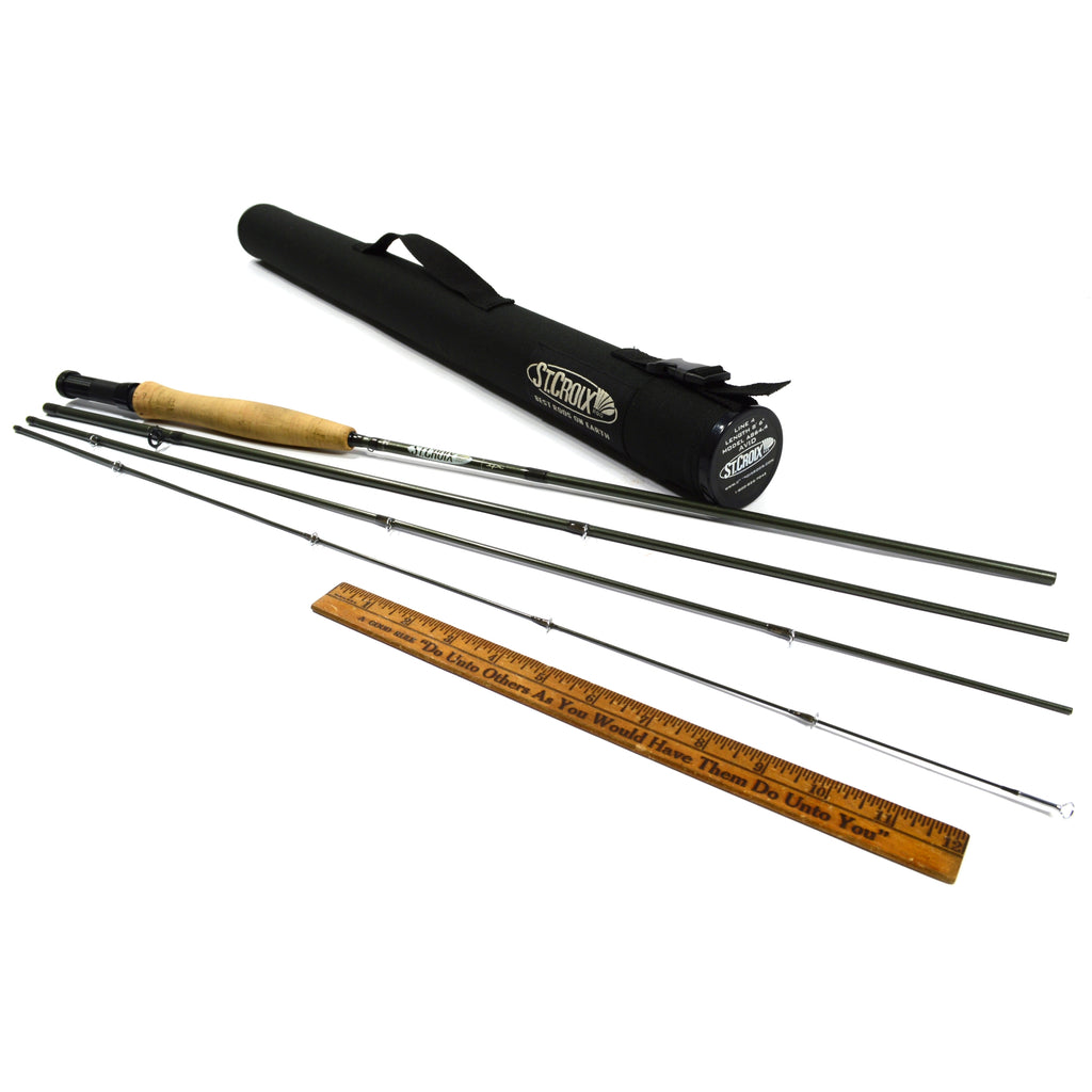 Never Used! ST. CROIX FLY FISHING ROD AVID A864.4 in Case! 8'-6 4-Pie –  Get A Grip & More