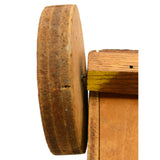 Vintage HOMEMADE KID-SIZE HAND-TRUCK TOY *Broken Handle* SACK-BARROW Wood Tool