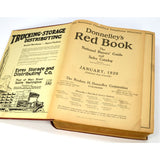 Vintage DONNELLEY'S RED BOOK January 1920 NATIONAL BUYERS GUIDE & SALES CATALOG