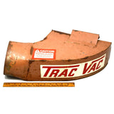 Vintage TRAC VAC DECK CHUTE/BOOT 12"x4-5/8" Opening, 5-7/8" Dia. Hose MOWER PART
