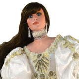 Limited RUSTIE 42" PORCELAIN DOLL "HEAVENLY PRINCESS" White Dress #189/1500 Rare