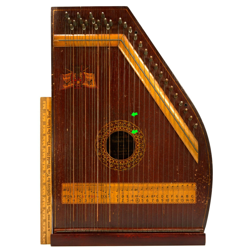 Vintage HAWAIIAN MANDOLIN HARP by A.R. YENDRICK & CO 0764 in Box + Sh